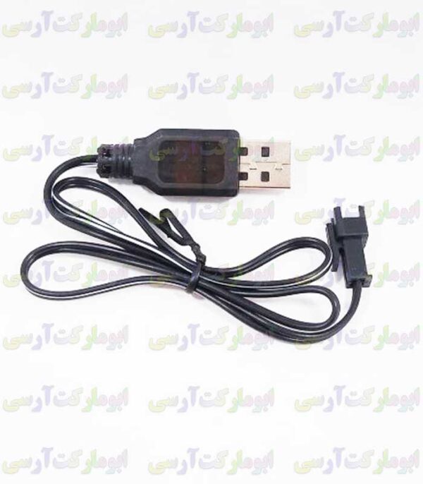 شارژر یو اس بی 3.7 ولتی 250 میلی آمپری سوکت SM2 دو پینی
