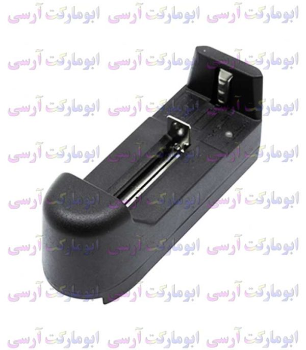 شارژر باطری قلمی های بزرگ و کوچک 3 7 ولتی لیزر سبز و غیره 2 شاخ برقی