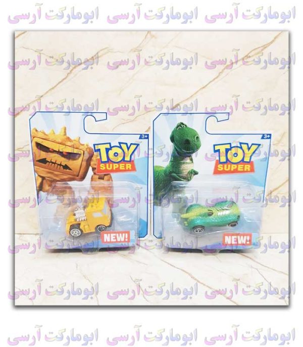 پک 1عددی ماشین های فلزی طرح شخصیت های داستان اسباب بازی toy story
