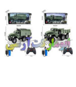کامیون نظامی 6 چرخ قدرتی شارژی کنترلی ۳۱ سانتی 4WD (دو مدل)