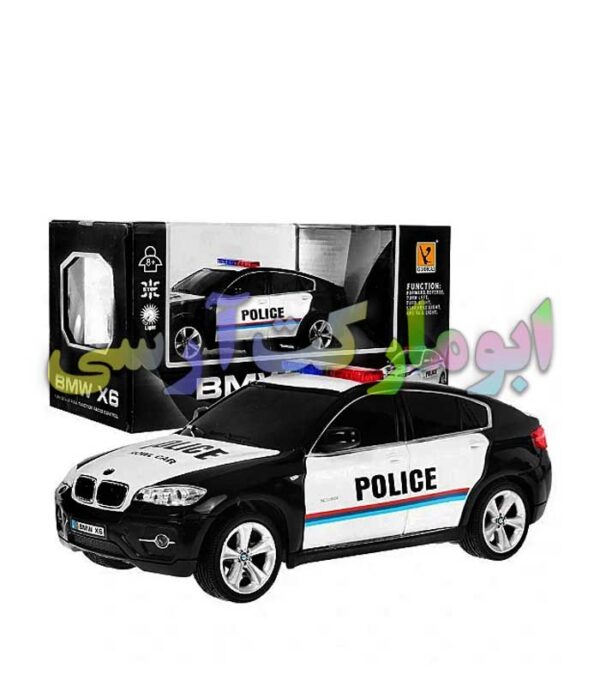 ماشین پلیس BMW مدل X6 کنترلی باتری خور با فرکانس 2.4 گیگاهرتزی مشابه نمونه واقعی خفن