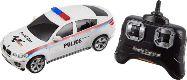 ماشین پلیس BMW مدل X6 کنترلی باتری خور با فرکانس 2.4 گیگاهرتزی مشابه نمونه واقعی خفن