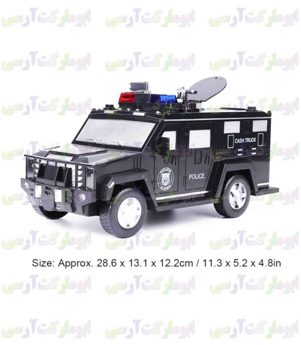 کامیون حمل پول،قلک پول کاغذی وسکه ای مکشی رمزدار و اثرانگشتی موزیکال آموزش زبان