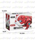 ربات سگ بولداگ حرکتی موزیکال چراغ دار باتری خور چراغ سنسوری (ویس کنترل)