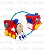 ربات قطار توماس حرکتی،موزیکال،چراغ 4D باتری خور خارجی(رنگ قرمز)