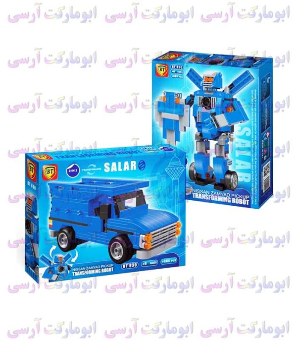 لگو نیسان آبی 2 در 1 384 قطعه ای برند بی تی