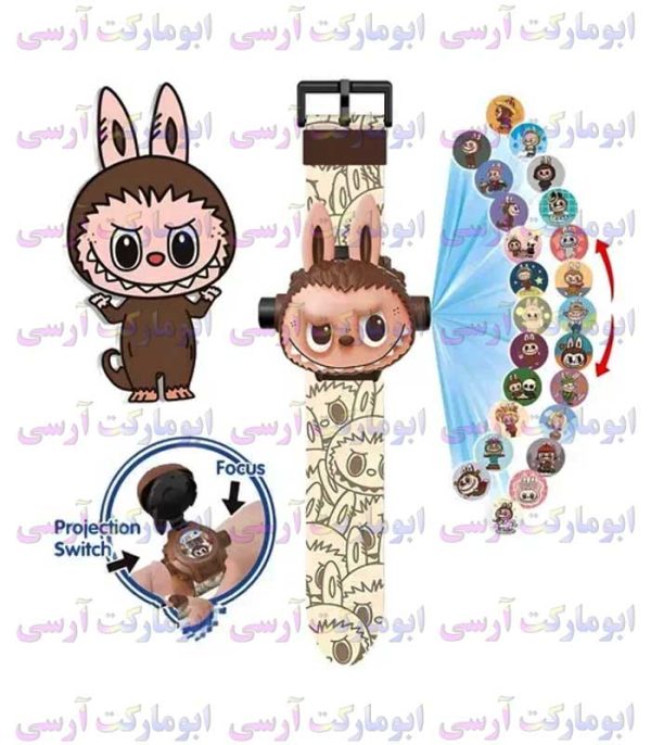 اسباب بازی ساعت مچی پروژکتوری لبوبو 24 اسلایدی