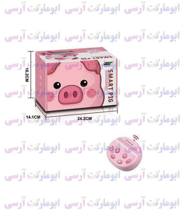 ربات بچه خوک هوشمند شارژی کنترلی ترانه خوان موزیکال چراغ دار حرکتی
