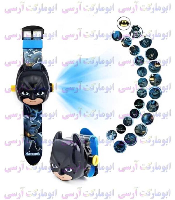 اسباب بازی ساعت مچی دیجیتال پروژکتوری 24 اسلایدی شخصیت بتمن