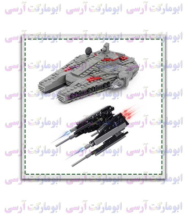 abumarketrc-10170 لگو سفینه جنگ ستارگان 2 در 1 500 قطعه ( تکی به قیمت عمده )