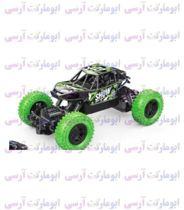 ماشین صخره نورد آفرود 6 چرخ کنترلی شارژی دودزا 27 سانتی رویه فلزی