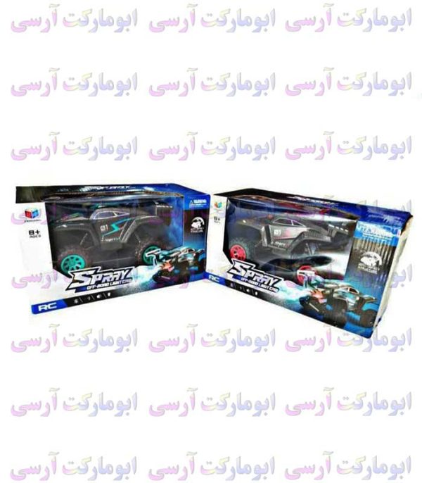 ماشین آفرود کنترلی شارژی دودزا رویه طلقی چراغ دار با کیفیت