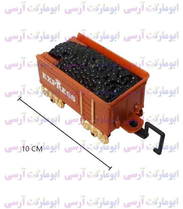 قطار کلاسیک 2 واگن ریل و صدادار باتری خور خارجی
