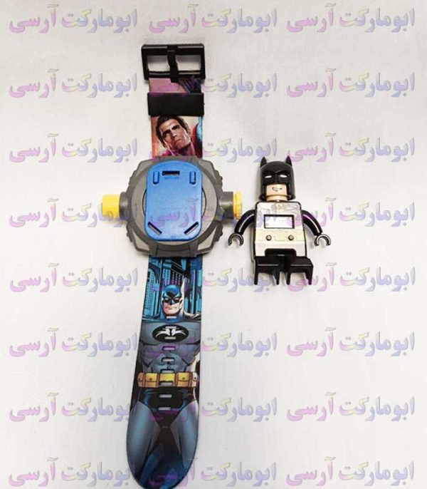 اسباب بازی ساعت مچی پروژکتوری بتمن فیگور لگویی دار 24 اسلایدی