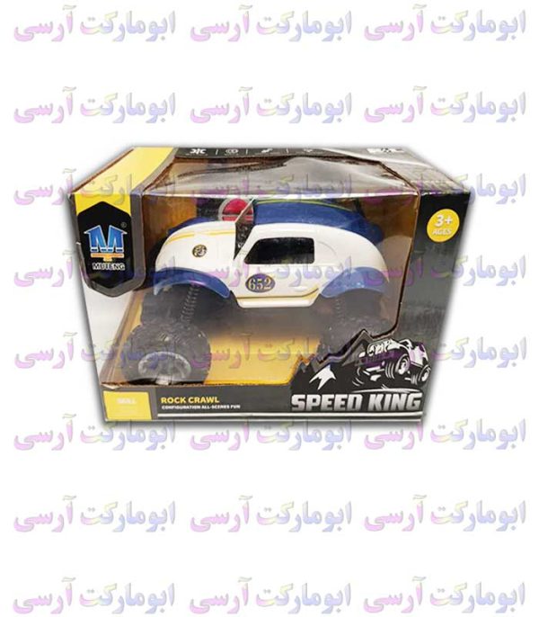ماشین آفرود صخره نورد کنترل از راه دور شارژی طرح فولکس کلاسیک از جنس پلاستیک با کیفیت