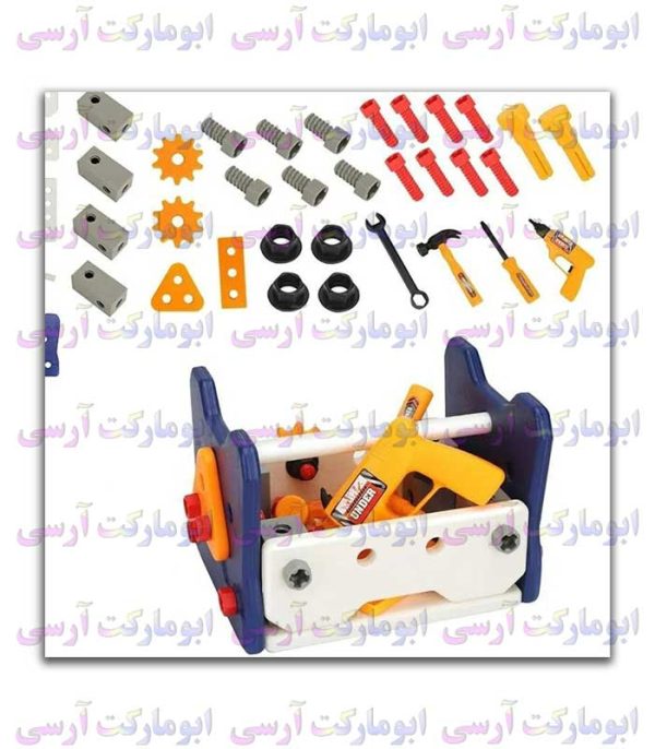 جعبه ابزار خفن ۴۰ تیکه بهمراه دریل باتری خور خارجی