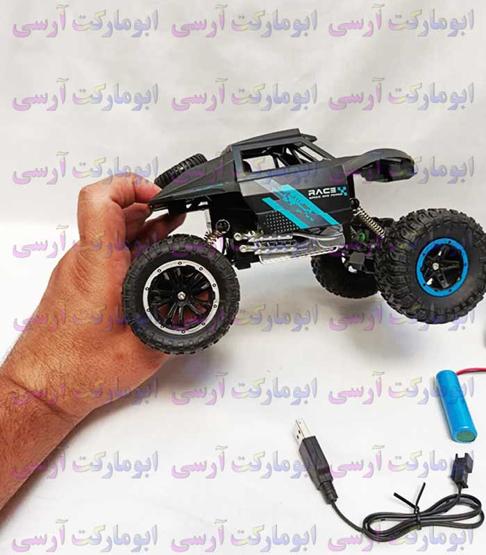 ماشین آفرود کنترل تفنگی شارژی کمک فنردار با کیفیت