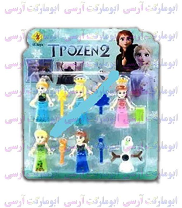 ست ۶ عددی مینی فیگور فروزن مدل Frozen 2 به همراه اکسسوری