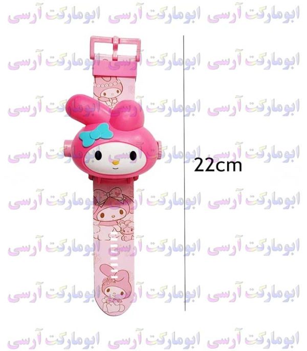 اسباب بازی ساعت مچی دیجیتال پروژکتوری طرح ملودی 24 اسلایدی