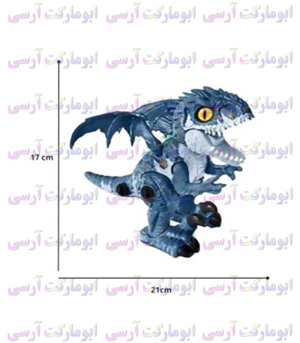 ربات اژدهای بال‌دار موزیکال چراغ دار دودزا باتری خور