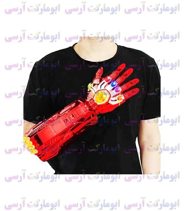 اسباب بازی دست مرد آهنی سنگ ابدییتی تیر ژله ای رگباری تیر اسفنجی