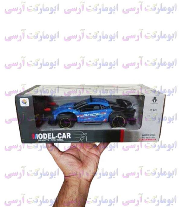 ماشین کنترلی شارژی مسابقهای صدادار 15 کیلومتر سرعت دودزا