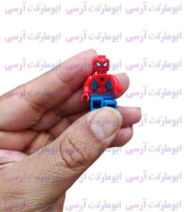 ست 16 عددی مینی فیگور مرد عنکبوتی مغناطیسی به همراه اکسسوری