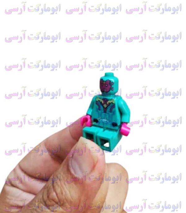 ست ۱۲ عددی مینی فیگور انتقام جویان صفحه لگویی ریز  دار به همراه اکسسوری 