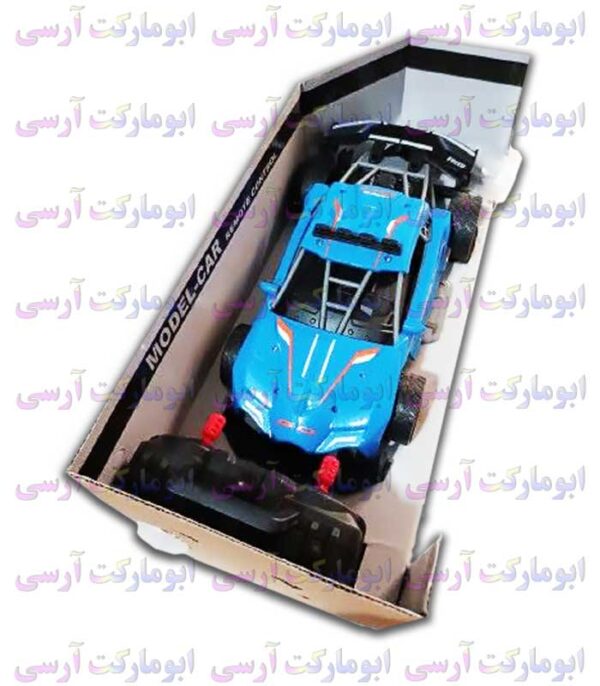 abumarketrc-10813 ماشین کنترلی شارژی مسابقهای صدادار 15 کیلومتر سرعت دودزا